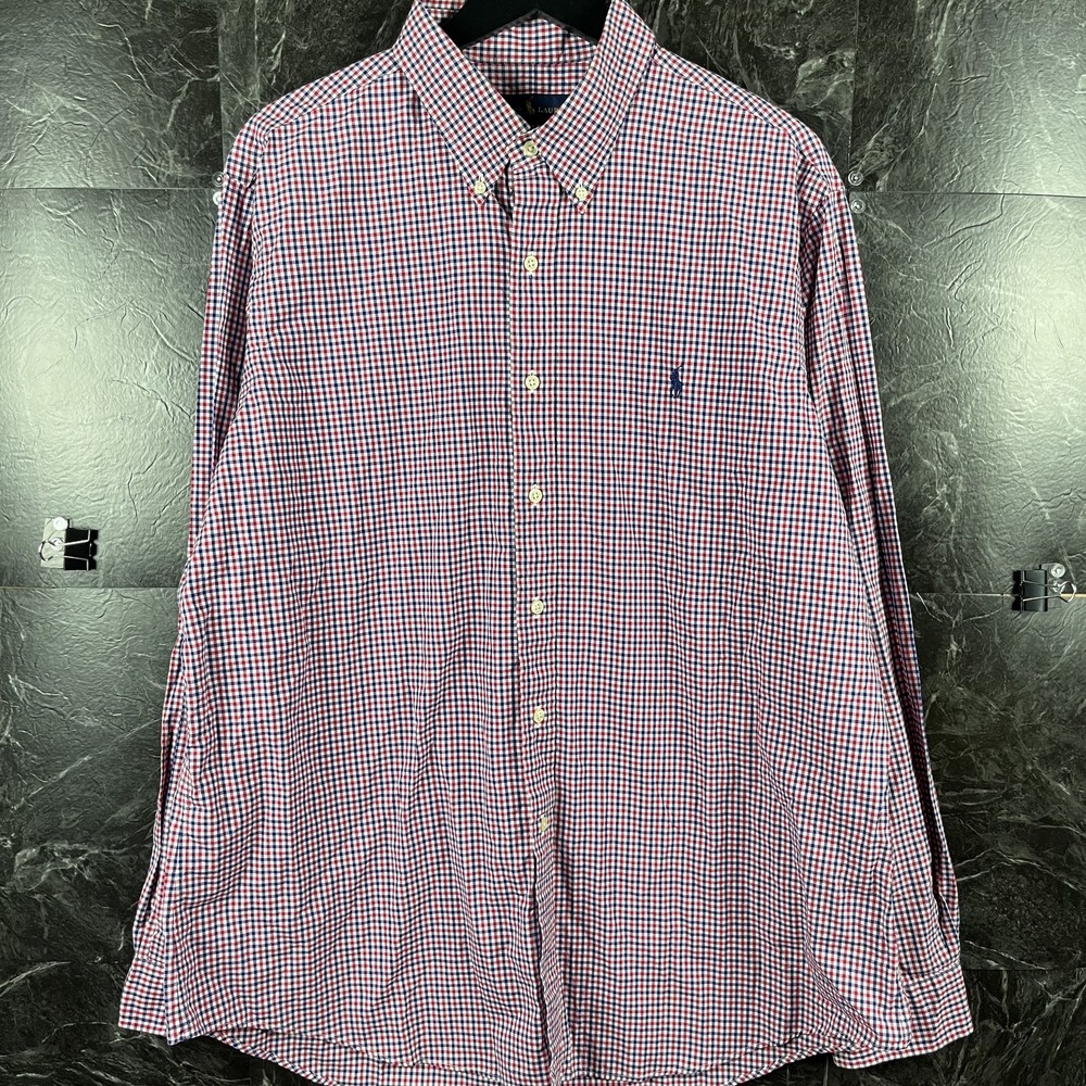 Polo Ralph Lauren Men's Red Oxford Button Shirt XL